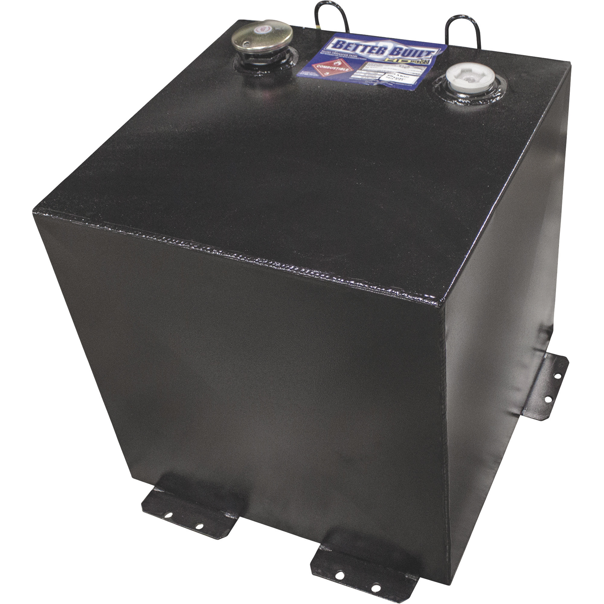 Better Built Steel Diesel Fuel Transfer Tank, 50-Gallon, Square, Black, Model# 29211583